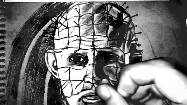 Hellraiser - Pinhead - SketchBook Drawing смотреть онлайн