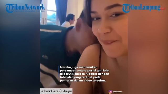 VIRAL VIDEO 47 DETIK MIRIP ARTIS REBECCA KLOPPER | @TRIBUNLAMPUNGNEWSVIDEO