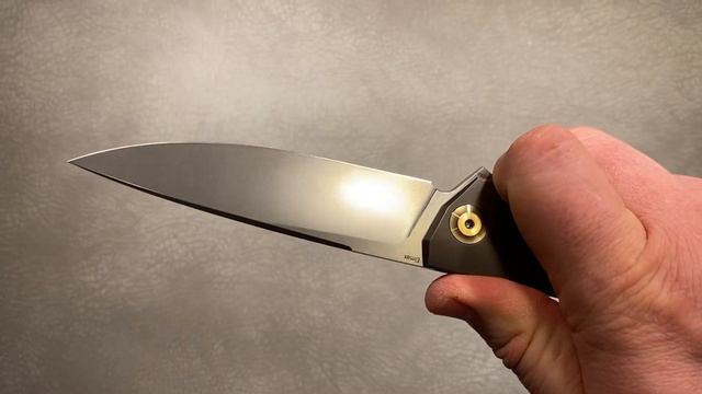 CHEBURKOV KNIFE HUDSON, STEEL ELMAX, HANDLE BRONZE TITANIUM, $531 смотреть онлайн