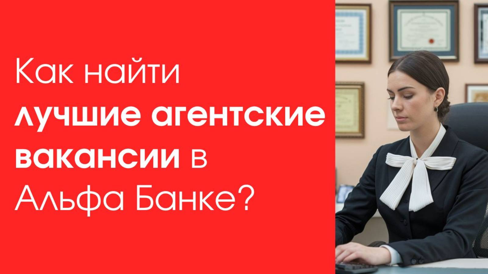Как найти лучшие агентские вакансии в Альфа-Банке