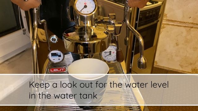 Lelit Bianca Initial Setup