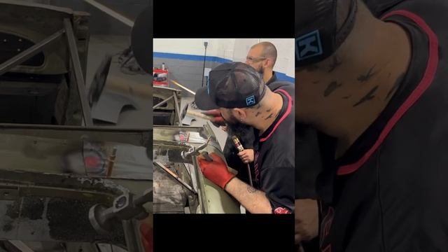 Ajuste Com Maçarico Na Peça Que O Lucas Fabricou Para O Citroën #restauração #fu
