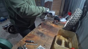 Наглая морда опять гуляет)) Занимаемся мопедом