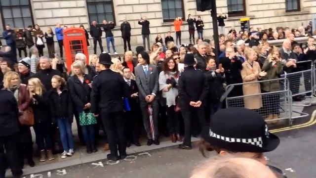 RAF Band @ Remembrance Parade @ Whitehall London November 2014 PART 1 смотреть онлайн
