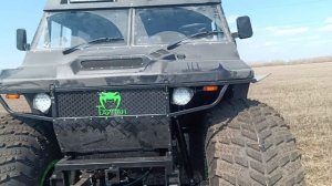 Обзор вездехода Тайпан, на усиленных мостах!