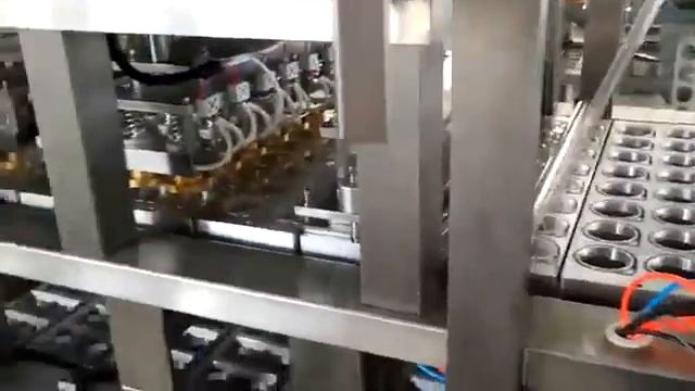 Fully automatic cup filling sealing machine for yogurt/jam/bubble tea/coffee смотреть онлайн