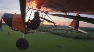 Взлет с асфальта в Малино. Самолёт EL BUHO - ФИЛИН S до 115 кг сверх легкий