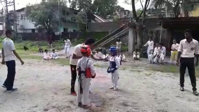 Sidharth Sharma(Blue)fighter at Matelli Karate Academy Matelli Jalpaiguri WB смотреть онлайн