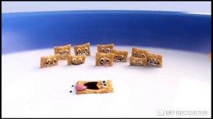 Реклама Cini Minis с тёплом молоком на разных языках