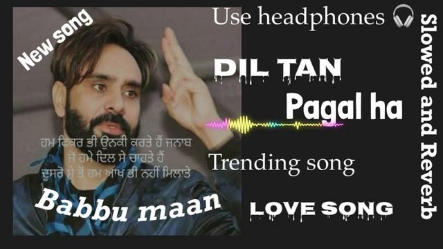 Dil tan pagal ha | new Punjabi Song 2024 | latest Punjabi song | sad song | slowed and reverb music смотреть онлайн