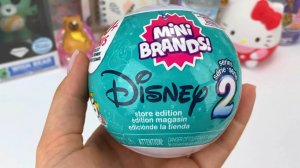 Дисней Мини Брендс распаковка игрушки сюрприза / 5 Zuru Mini Brands / Миниатюрные игрушки для кукол