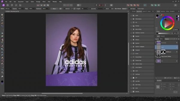 Стильный флаер в Affinity Photo 2
