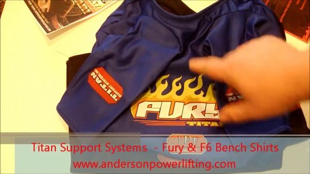 Titan Support Systems Fury & F6 Bench Shirts @ AndersonPowerlifting.com смотреть онлайн