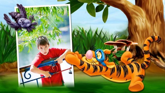 «Мишкина прогулка» Фотозаменяемый проект для Proshow Produсer ( Винни-пух ) смотреть онлайн