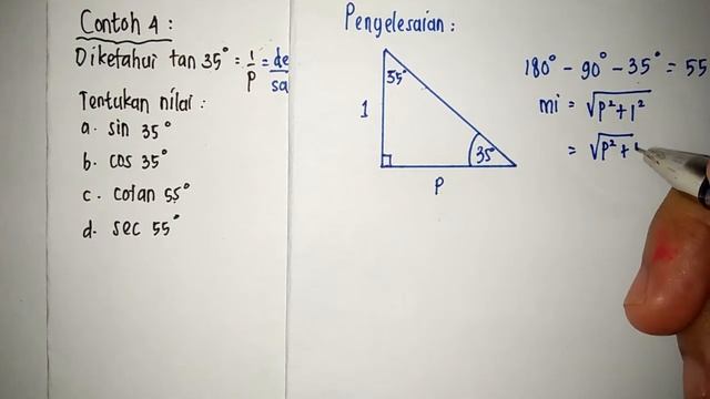 Contoh Soal No 4 (Perbandingan Trigonometri pada Segitiga Siku-Siku) смотреть онлайн