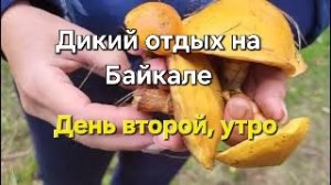 На Байкал «дикарями». День второй. Утро на Байкале.