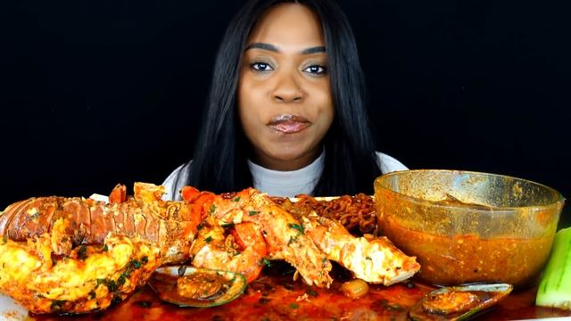 KING CRAB SEAFOOD BOIL MUKBANG | SEAFOOD | MUKBANG | DESHELLED SEAFOOD BOIL | LOBSTER | ASMR EATING