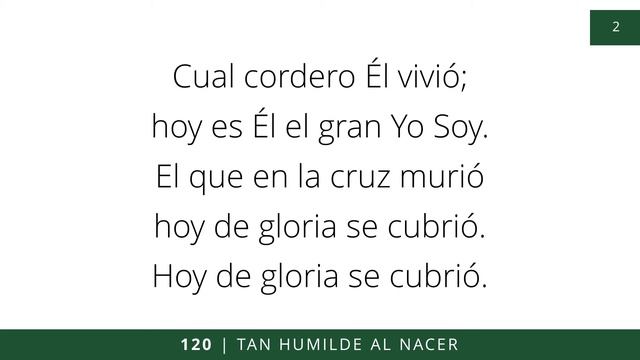 Himno 120 - Tan humilde al nacer - Instrumental смотреть онлайн