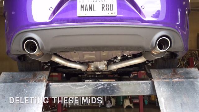 2016 Dodge Charger Scat Pack mid-muffler delete. 440rwhp смотреть онлайн
