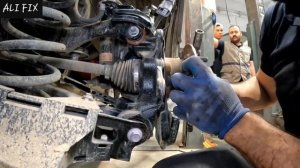 замена подшипника ступицы заднего колеса ... тойота рав4 2019-2024 toyota rav4 #подвеска #ходовая