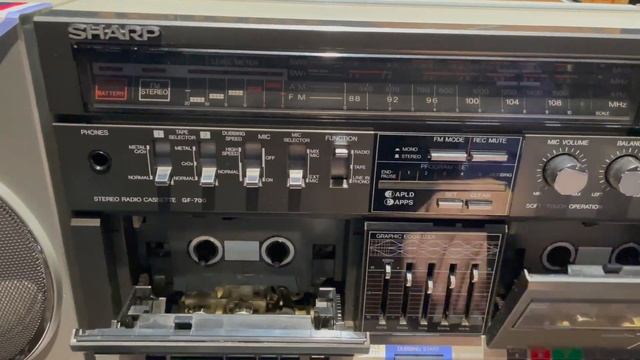 vintagemoscow. магнитола sharp gf 700 Z смотреть онлайн