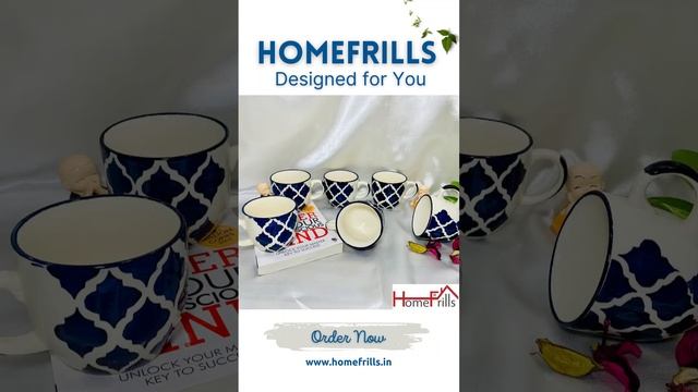 Homefrills 6 Premium Tea Cup Set #teacup #chailover #ceramics #live #shortsvideo #trendingshorts смотреть онлайн