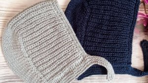 ВЯЗАНЫЙ СТИЛЬНЫЙ ЧЕПЧИК СПИЦАМИ / Подробный мастер-класс / 1 ЧАСТЬ