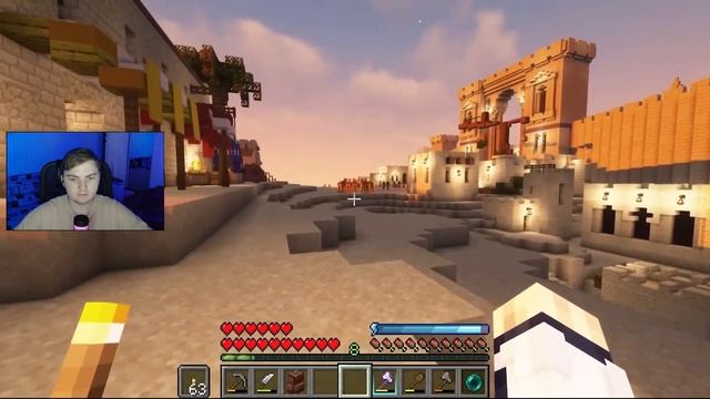 Lp. Тринадцать Огней #7 КРАСОТА ЕГИПТА • Майнкрафт (MrLololoshka) - Реакция смотреть онлайн