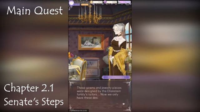 Chapter 2.1 - Senate's Steps | Main Quest | Helix Waltz - Dress Up Drama | Android & iOS смотреть онлайн