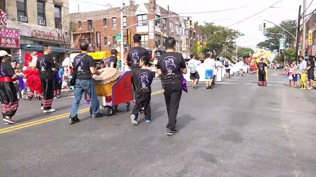 New York NYC Chinatown Brooklyn Lion dance drumming 2016 смотреть онлайн