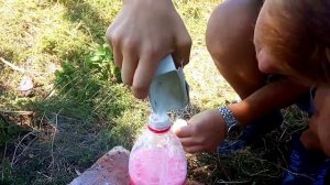 САМОДЕЛЬНЫЙ ФОНТАН ИЗ ГАЗИРОВКИ! ЭТО БЫЛО КРУТО!!!