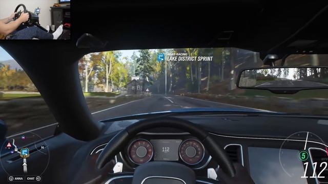 Forza Horizon 4 - Dodge Challenger SRT Hellcat | (Steering wheel + Paddle Shifters) Gameplay смотреть онлайн