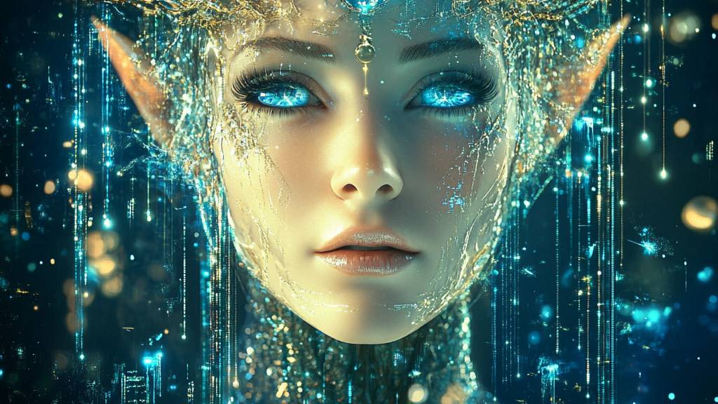 НЕЙРОКЛИП - 2025. Золотая дева Киберпространтсва