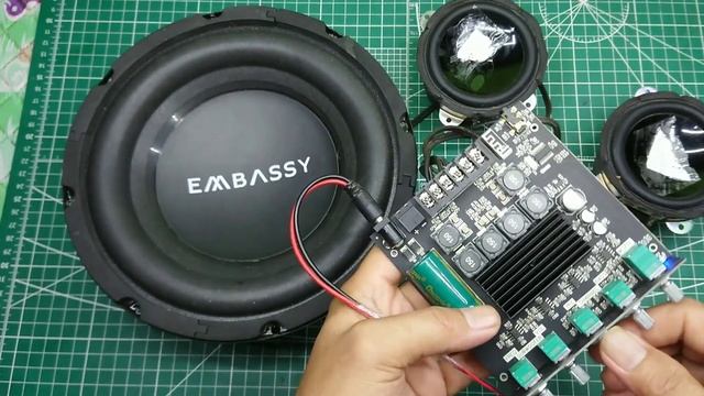 UNBOXING TEST REVIEW AMPLIFIER BOARD 2.1 50Wx2+100W TPA3116D2 - ZK TB21 BLUETOOTH STEREO V5.0 смотреть онлайн