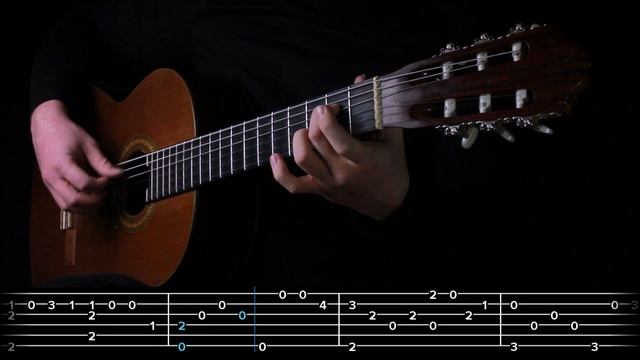 godfather theme acoustic guitar cover tabs easy fingerstyle lesson смотреть онлайн