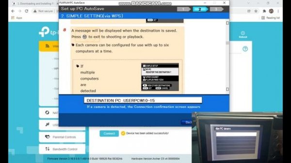 Fujifilm X-A3 Setting (via WPS) FUJIFILM PC AutoSave
