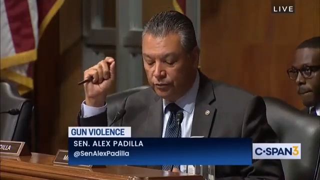 Sen. Alex Padilla | Hearing: Protecting America’s Children From Gun Violence | Judiciary смотреть онлайн