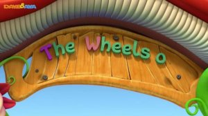 Dave and Ava The Wheels on the Bus Детские песенки на английском. С титрами. Учите английский вместе