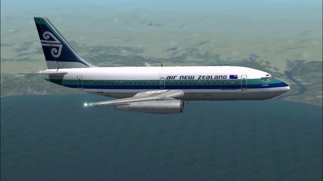 Microsoft Flight Simulator 2002 | Christchurch To Wellington | Air New Zealand 737-200