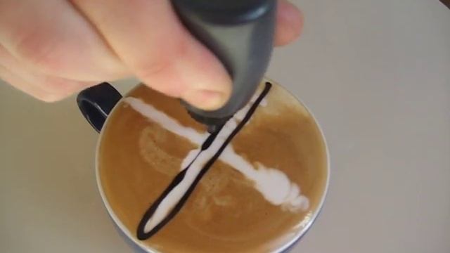 Latte art Simple etching смотреть онлайн