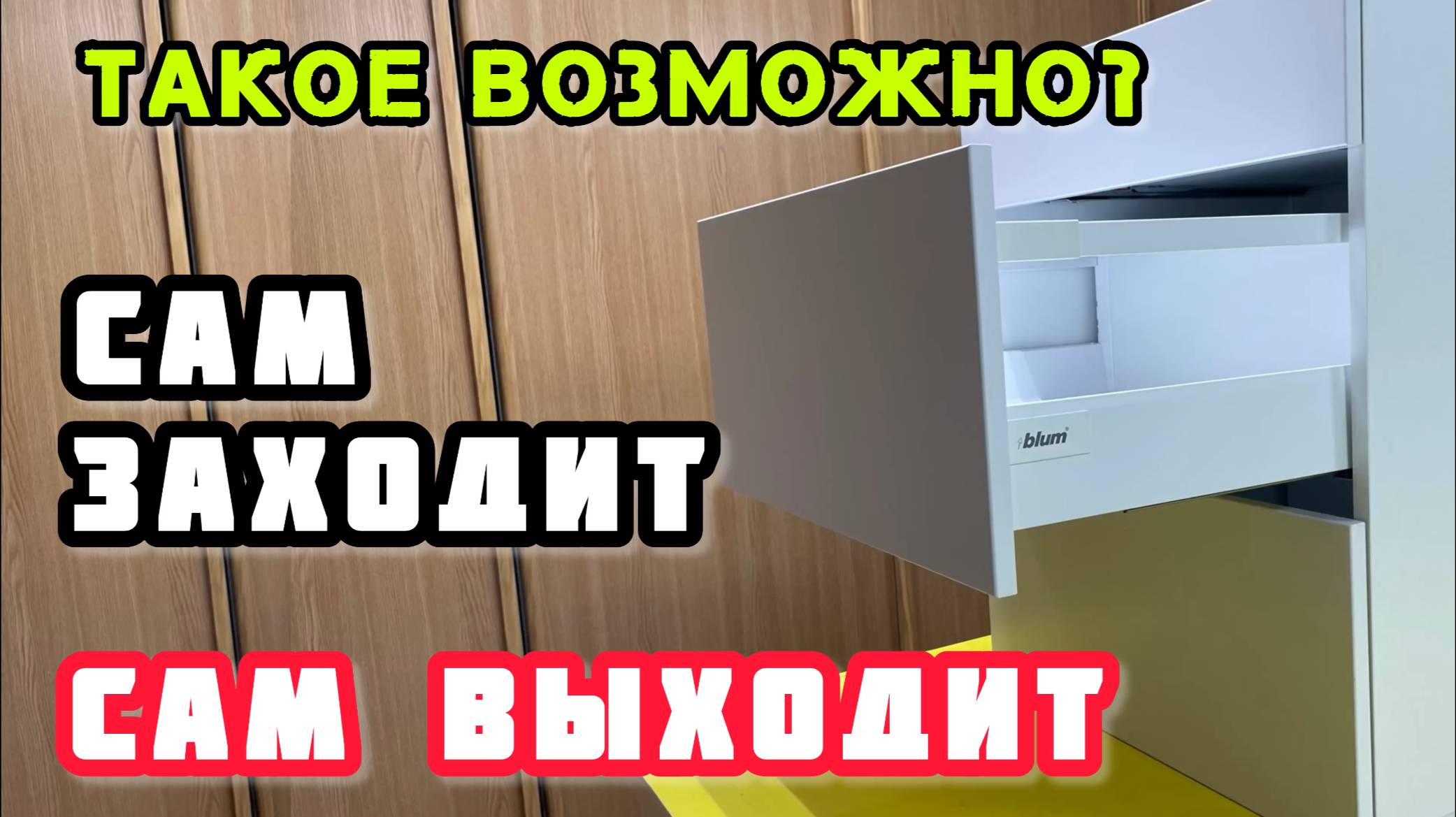 Как собрать выдвижные ящики плавного выдвижения TANDEMBOX BLUMOTION с системой отталкивания TIP-ON смотреть онлайн