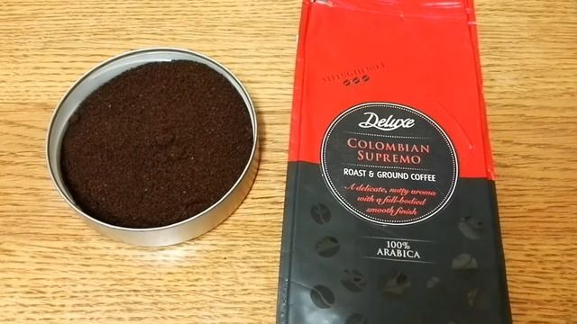 Lidl Deluxe Colombian Supremo Roast & Ground Coffee Review. смотреть онлайн