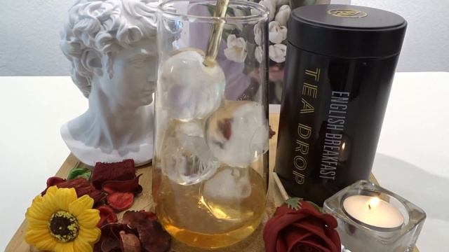 English Breakfast Tea with ice "Tea Drop" смотреть онлайн