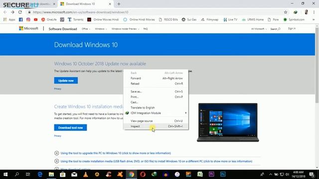 Windows 10 Download iso File Update 10 October 2018 смотреть онлайн