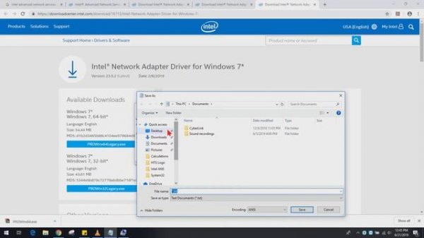 Intel ANS (Advanced Networking Services)  - Part 1 : download and installation (turn on captions)