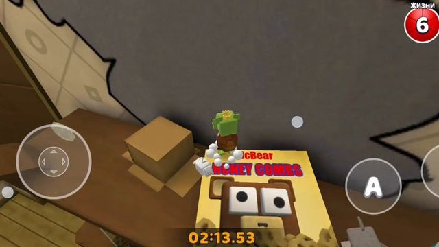 Где все стикиры в большом доме вsuper Bear Adventure