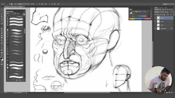 Как нарисовать СТИЛИЗОВАННЫЙ ПОРТРЕТ / Skills Up School