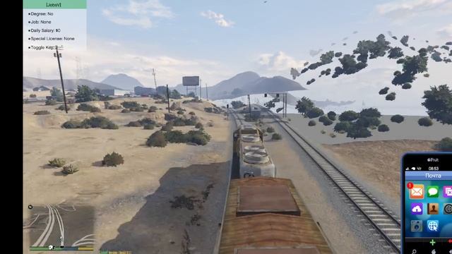 Grand Theft Auto V Будни Машиниста Поезда (мод на машиниста поезда) смотреть онлайн