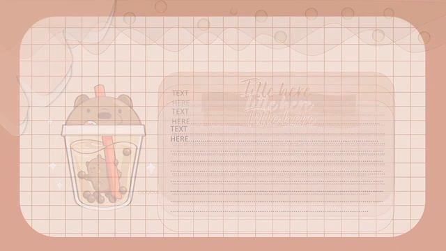 Aesthetic PowerPoint milk tea inspire #7 смотреть онлайн