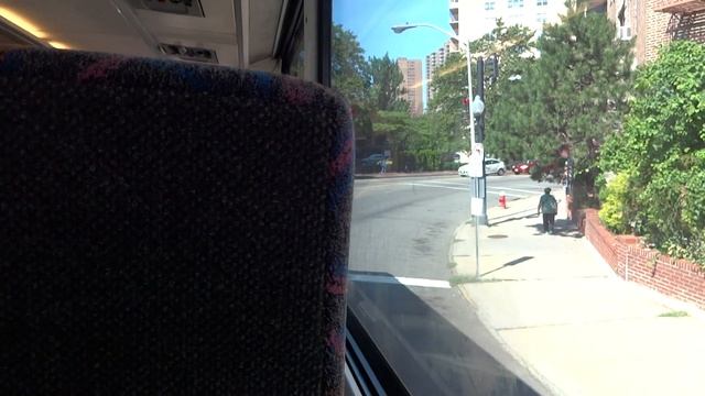 NJT MCI D4500CL #9033 on the 128 to New York (Inside) in HD смотреть онлайн